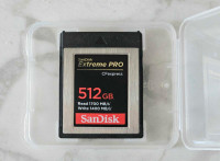 New SanDisk 512GB Extreme PRO CFexpress Card Type B (Cash Only)