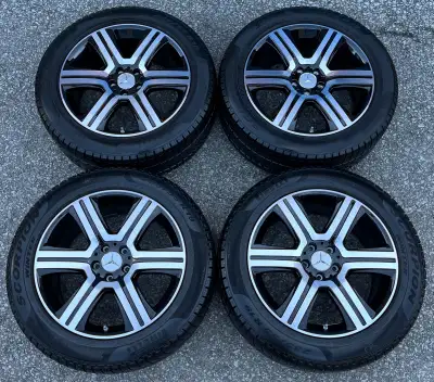 Wheels: Two-Tone Black 19 Inch OEM Fitment: GLC 300 / GLC 350e / GLC 43 AMG (Coupe & SUV) Quantity:...