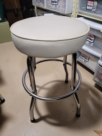 1950s retro FireKrome chrome stools