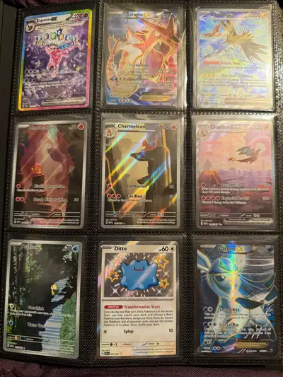 Here I have a few photos of my Personal Binder. I’m not in a huge rush to trade or sell any of these...