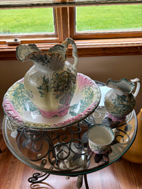 Antique wash basin set. $75.00