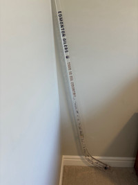 Signed Oilers stick