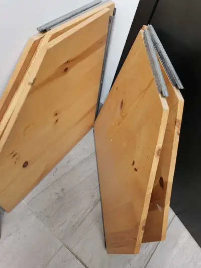 Ikea Shelves 6 pcs solid wood planks, View more