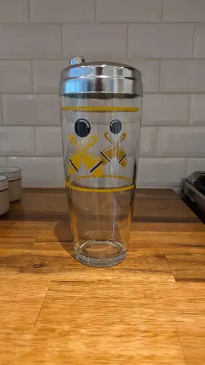 Mid century cocktail shaker bowling , View more