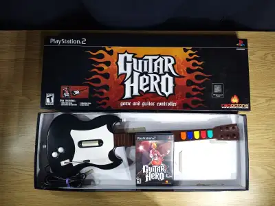Guitar Hero Avec Guitare (En Boite) (Playstation 2), View more
