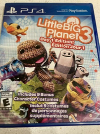 Little Big Planet 3 (Sony PlayStation 4, 2014) First Print