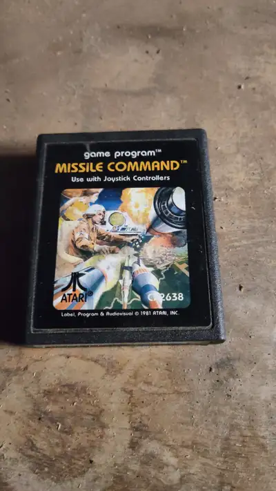 Missle command Atari cartridge, View more