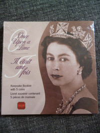 Queen Elizabeth Golden Jubilee keepsake w 5 50 cent coins - MINT
