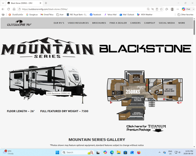 This all season rated travel trailer has everything needed for comfort and durability. Rugged underc...