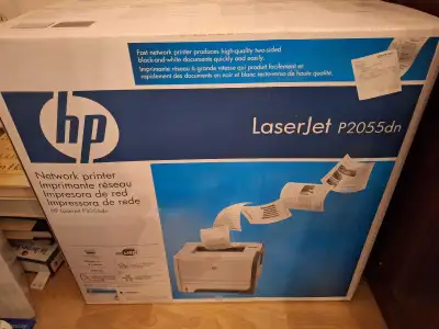 New in sealed box HP LaserJet P2055dn, View more