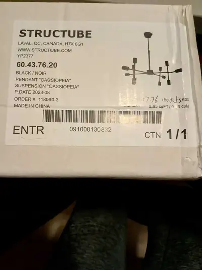 New Light Fixture - Structube Cassiopeia, View more