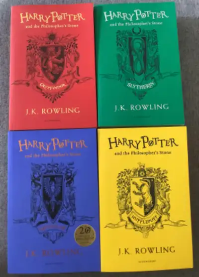 Harry Potter and the Philosopher’s Stone All 4 House Editions, View more