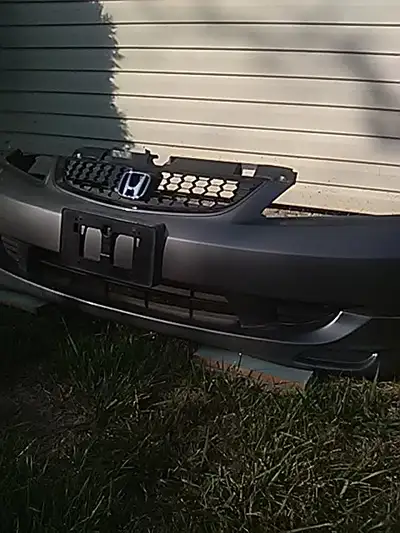 Bumper is from an 05 civic si. Very good shape. With front lip. $75. A new Hunt Parts bumper is $202...