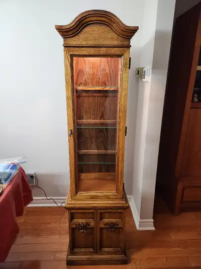 Wood Curio (Display) Cabinet, View more