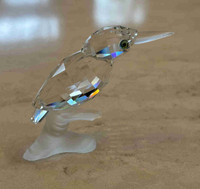 Swarovski Crystal Figurine “Kingfisher on Branch” #7621001 