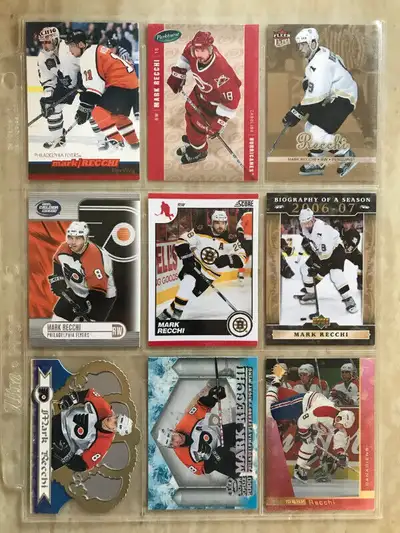Lot de 16 cartes de hockey différentes - Mark Recchi, View more