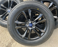 F8. New 2015-2024 Ford Edge black wheels and Falken All season