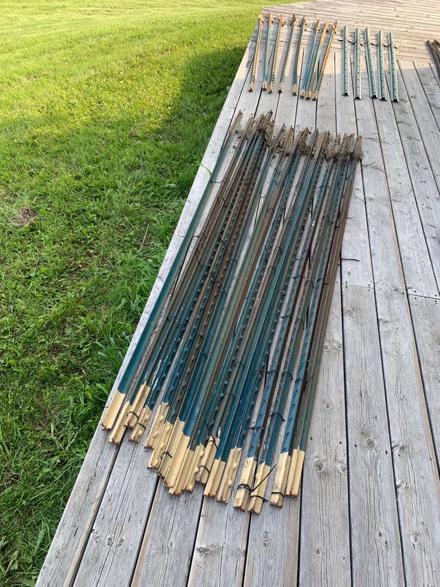 Metal fence posts Decks & Fences Edmonton Kijiji