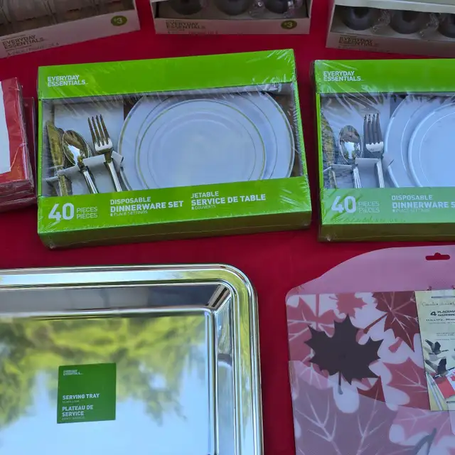 Holiday Package All Quality Disposable Serving Set431543468814520325