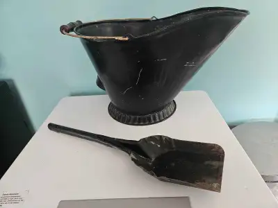 Ash Bucket with Shovel, View more