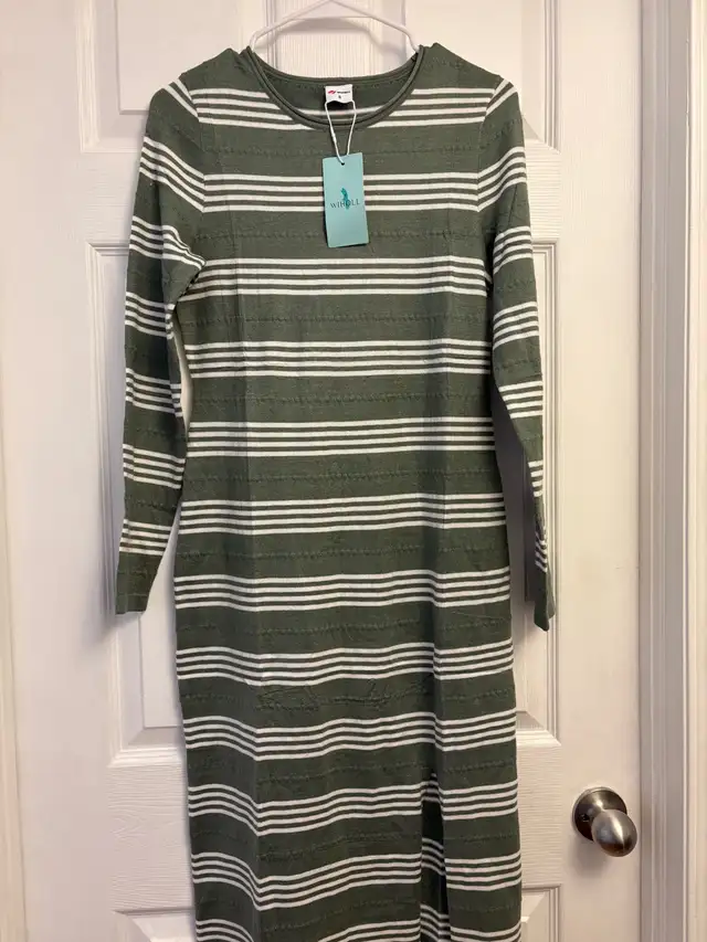 Ribbed Knit Sweater, Bodycon Midi Dress sz:S in Women's - Dresses & Skirts in Kitchener / Waterloo - Image 6