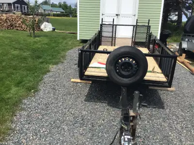 4’x 7’ utility trailer Recent MVI (June 2025) Well maintained - undercoated repacked bearing annuall...
