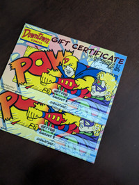 gift card for downtown comix