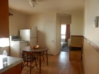 grand 2 1/2 dans duplex au 2e étage ensoleillé. tout meublé avec laveuse et sécheuse.. balcons avant...