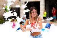 Let the good times FOAM! Providing staff and foam for your party