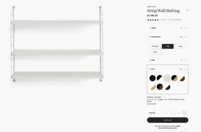 String Wall Shelving, View more