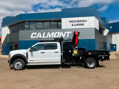 2025 Ford F-550 DRW 4x4 Dematco Picker Dematco Picker Installed to Chassis PK7.001SLD3 Crane Chevron...