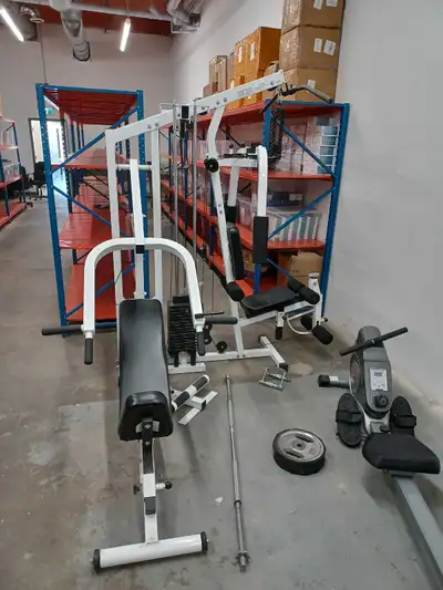 Complete Industrial grade home gym, View more