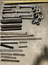 Bolts, Studs, Nuts and washers