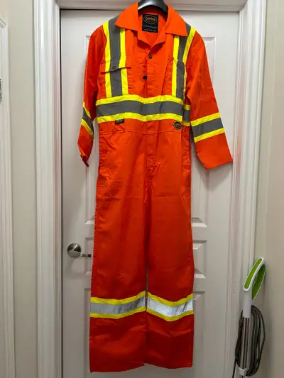 Pioneer 5514 Safety Poly/Cotton Coverall - Orange Sz 38, View more