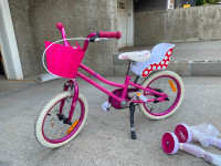Radius pixie kids bike with basket and doll seat