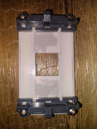 Cpu bracket and backplate for amd motherboard cpu not am4 or am5