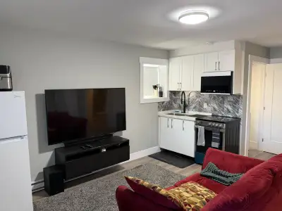 Fully furnished basement [living + bed room] apartment for Rent in Beechville. ❄️ heat pumps ️ full...