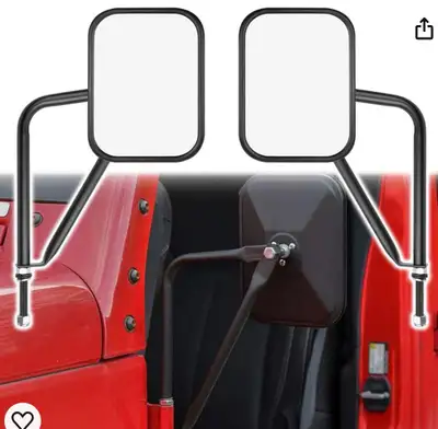 2-Door hinge mirrors for jeep Wrangler