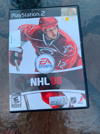 Jeu PS2 NHL 08 à 4 $