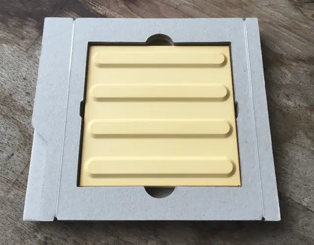 Concrete Coasters Set : Directional Tile and Hazard Warning Tile516252556969922562