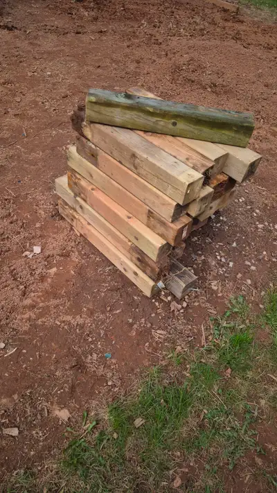 I have a selection of used but still usable lengths of 4X4. Price is for the lot.