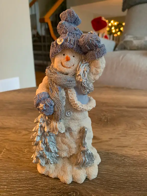 Knitted Style Snowman Figure628637386302751221