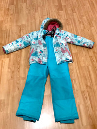 Winter Coat w/matching Snow pants (girls size 7) brand Gusti