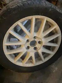 4 17” Volkswagen rims  and tires 