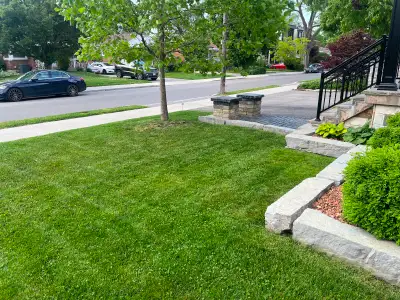 Lawn mowing/trimming small house starting at $30, View more