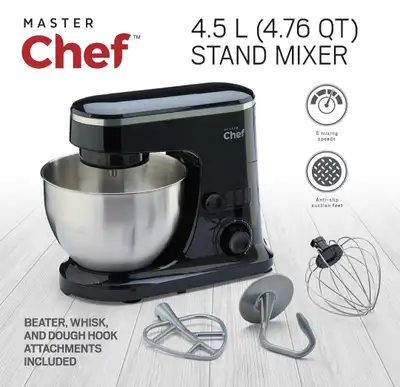 MasterChef Multi-Function Stand Mixer 6 speed, View more