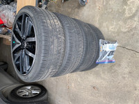 VW Jetta original  set of four wheels with tires for sale.