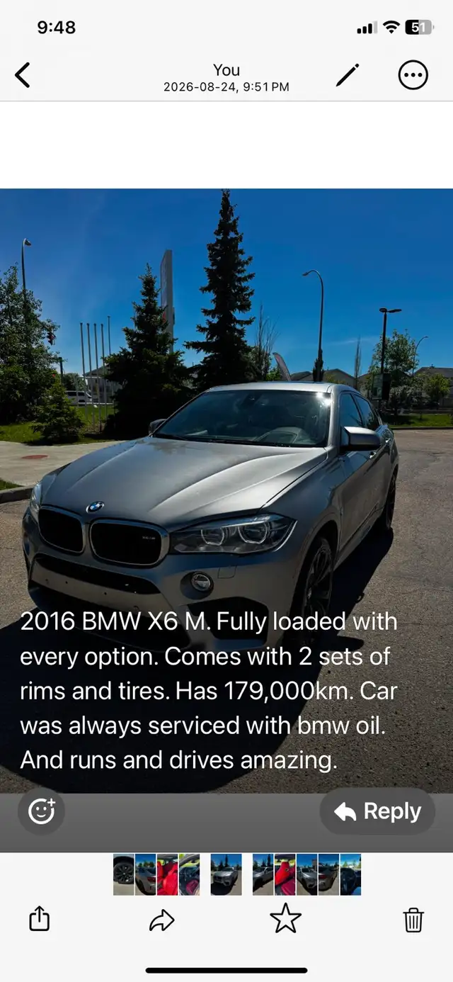 2016 BMW X6M