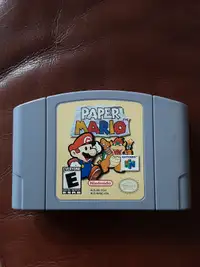 N64 Game Paper Mario Nintendo Cartridge 