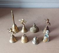 Small Brass Bells, Good Shape and Sound, $10 ea